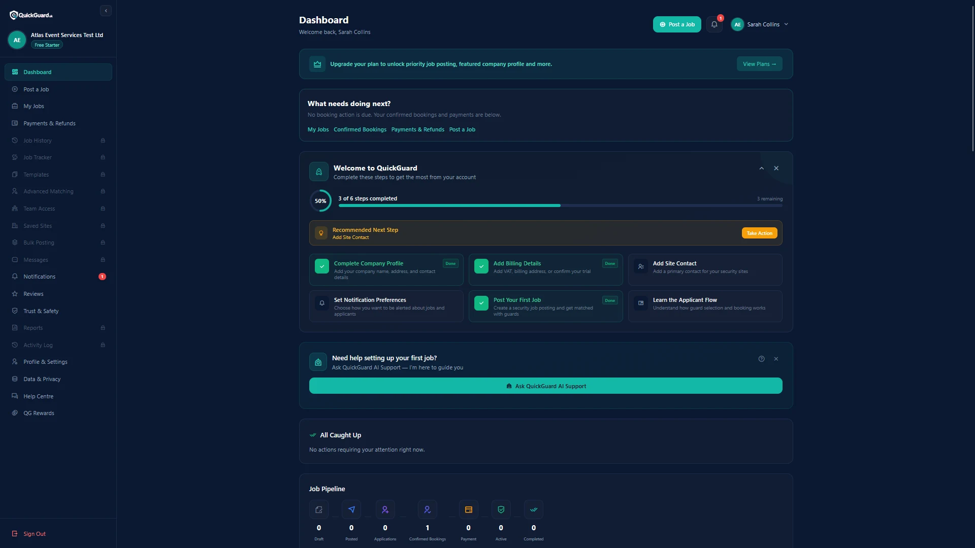 Client Dashboard